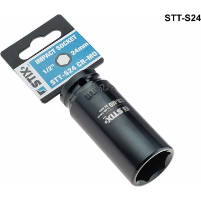 Nástrčný klíč na kolové šrouby a matice STIX STT-S24, CR-MO/24 mm na litá kola, hlava 1/2"