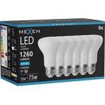 Mexen Nova 6x LED крушка E27, R63, 12W, Студена - 6500K, 1260 lm - L104-E27-1265-01x06 (L104-E27-1265-01x06)