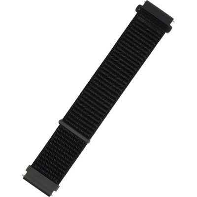 Xmart Каишка Xmart - Watch Band Fabric, 20 mm, Dark Black (17763)
