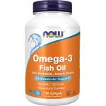 NOW Omega-3 Enteric Coated [180 Гел капсули]