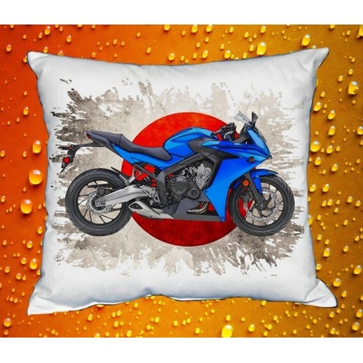 Moon River Honda CBR 650F Polštář s motorkou 30x40