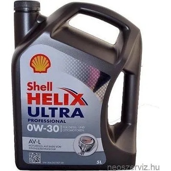 Image 1 of Shell Helix Ultra Professional AV-L 0W-30 5 l