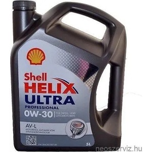 Shell Helix Ultra Professional AV-L 0W-30 5 l