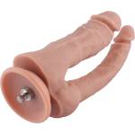 HiSmith HSA64 Double Penis Silicone Dildo KlicLok Skin