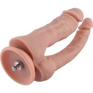 HiSmith HSA64 Double Penis Silicone Dildo KlicLok Skin