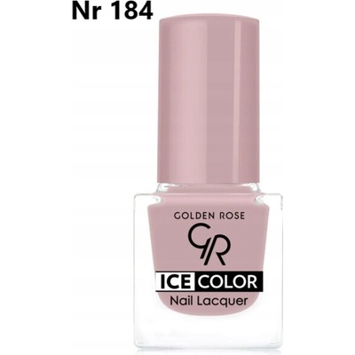Golden Rose Ice Color Nail Lacquer lak na nechty mini 184 6 ml