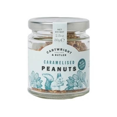 Cartwright & Butler Caramelised Peanuts Karamelizované arašídy v sezamu 80 g
