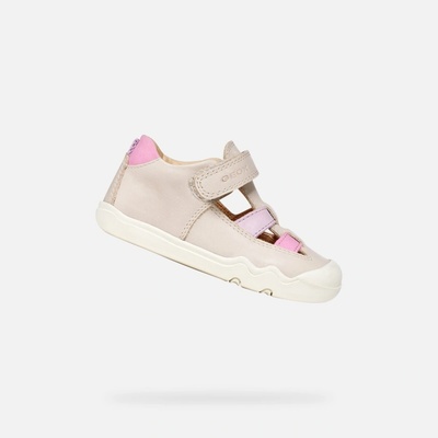 Geox Steppieup Ivory/ Pink