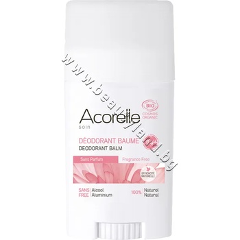Acorelle Стик Acorelle Deodorant Balm Fragrance Free, p/n AC-deo4 - Део стик против изпотяване за чувствителна кожа (AC-deo4)
