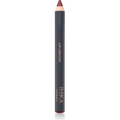 INIKA Organic Lipstick Crayon кремообразен молив за устни цвят Deep Plum 3 гр