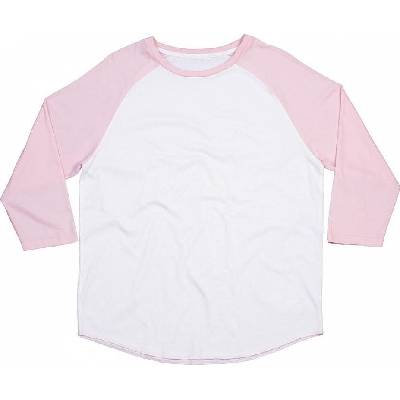 Mantis tričko Superstar Baseball Pure white Soft Pink