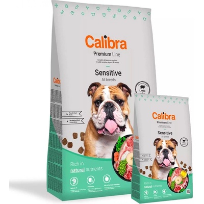 Calibra Dog Premium Line Sensitive 12 + 3 кг БЕЗПЛАТНО