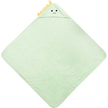 Sensillo Бебешка Хавлия С Качулка 100X100 См Динозавър Мента Sensillo (SILLO-30565)