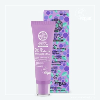 Natura Siberica Anti-OX Divoká Borůvka probouzející denní krém 50 ml