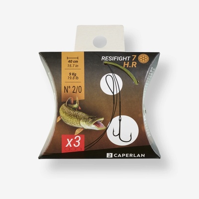 CAPERLAN Rybársky nadväzec na lov dravých rýb Resifight 7 s háčikmi Ryder 9 kg No Size