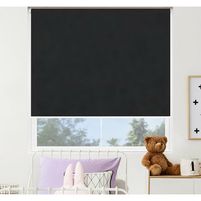 FOA Látková roleta, STANDARD, Temno čierná, LM 069 89 x 240 cm