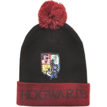 EplusM chlapecká čepice s bambulí Harry Potter bordó