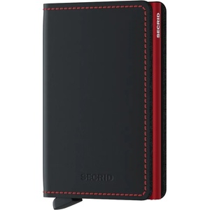 Secrid Slimwallet Matte black/red