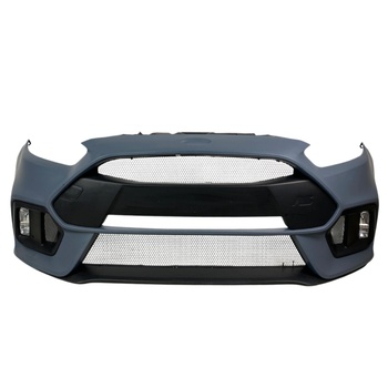 Предна броня за Ford Focus (2015-2018) - RS дизайн с халогени и преден лип (ZPFO03)