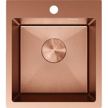 Mexen Solix стоманена мивка с 1 отделение 400 x 450 mm, мед HC - 6401401000-65HC (6401401000-65HC)