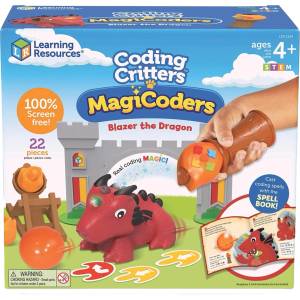 Learning Resources Игрален комплект Learning Resources - Дракон за програмиране, 22 части (LER3104) - ozone
