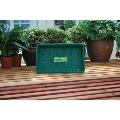 Garland podmiska plast Seed Tray Green s drenáží 37 5 x 23 x 6 cm – Zboží Dáma