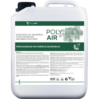 Poly AIR dezinfekcia klimatizácie a rekuperácií 25 l