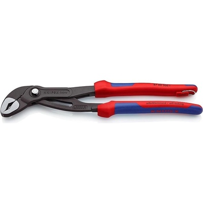 KNIPEX SIKO Cobra kleště - 300mm, instalatérské, 2 3/4", 60mm, 30 pozic - dvousložková rukojeť, s pojistkou (8702300T)