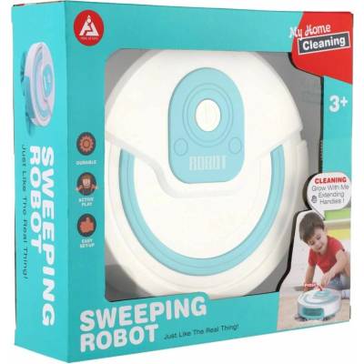 Teddies Robotický vysavač 17 cm na baterie se zvukem