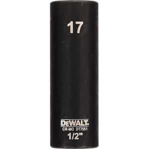 DEWALT Вложка ударна удължена DeWALT 17 мм 1/2" DT7551 (DT7551)