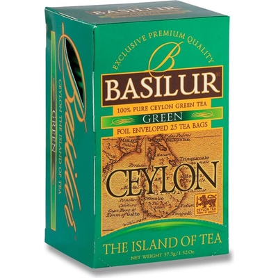 Basilur Island of Tea Green nel 25 x 1,5 g