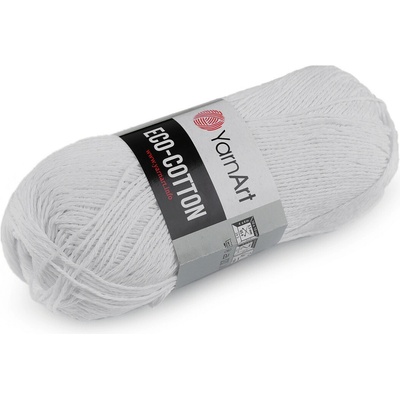 Pletací příze Eco-Cotton 100 g Varianta: 7 (760) bílá, Balení: 1 ks 55046/138279/253900