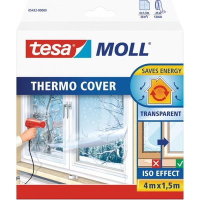 tesamoll® Termoizolační fólie na okna, půhledná Rozměr: 4 m : 1,5 m – Zbozi.Blesk.cz