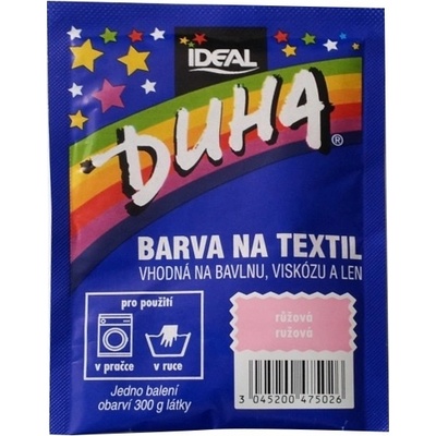 Duha farba na textil číslo 02 ružova 15 g