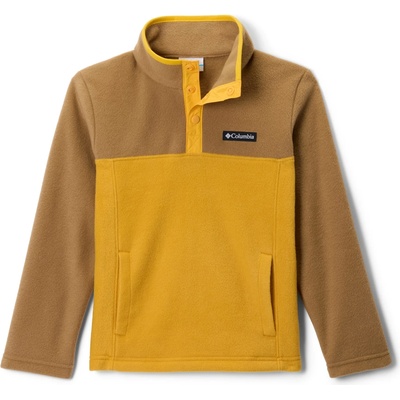 Columbia Детски поларен пуловер Columbia Kid's Steens Mtn II 1/4 Snap Fleece Pull-Over Fleece jumper - Squash / Delta / Stinger (704-4214-1214)