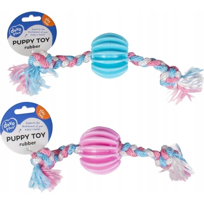 Duvo + Puppy TPR Treat ball with cotton rope 30 cm