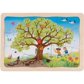 Image 1 of Goki Многослоен пъзел Goki - Моето ябълково дърво (57346)