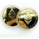 HARAHU Монета Ethereum - Златна KP13409