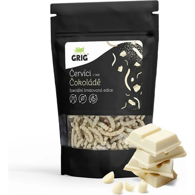 Grig červíky v bielej čokoláde 35 g