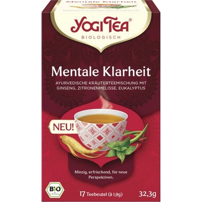 Yogi Tea Bio Mental Clarity 17 čajových sáčků