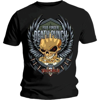 Five Finger Death Punch Риза Trouble Unisex Black S (FFDPTS24MB01)