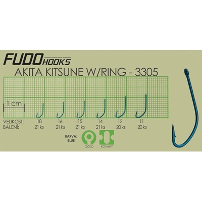 Fudo Akita Kitsune Ringed vel.15 21 ks