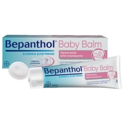 Bayer Крем балсам за раздразнена кожа, Bepanthol Protective Baby Balm 100 gr