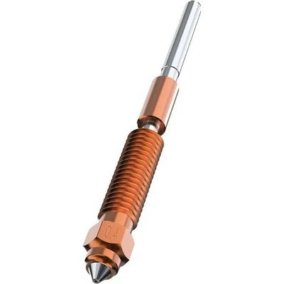 Měděná vysokorychlostní tryska Unicorn pro 3D tiskárny Creality K1/K1C/K1 Max/K1 SE/Ender 3 V3/Ender 3 V3 Plus, 0,4 mm