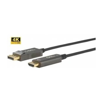 MicroConnect Premium Optic DP - HDMI Cable 20m cable, DP 1.4 - HDMI 2.0 Support 4K 60Hz, 18Gbps, YUV4: 4: 4, EDID/HDCP2.3