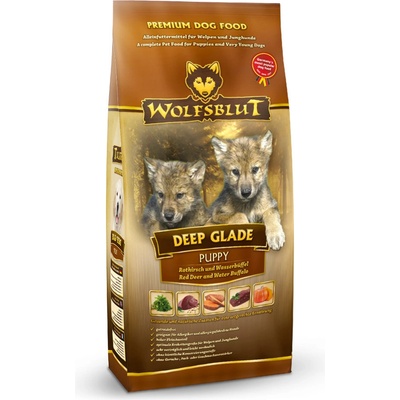 Wolfsblut Deep Glade Puppy jeleň a byvol 12,5 kg