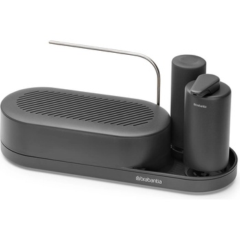 Brabantia Сива пластмасова стойка за препарати SinkStyle - Brabantia (227905)