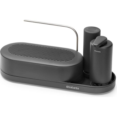 Brabantia Сива пластмасова стойка за препарати SinkStyle - Brabantia (227905)