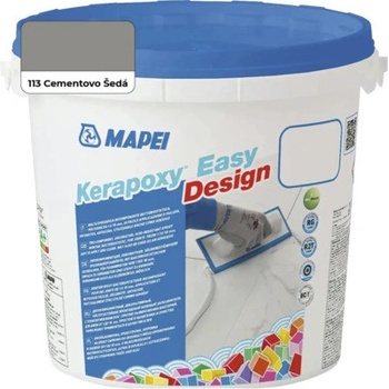 Mapei Kerapoxy Easy Design 3 kg cementovo sivá