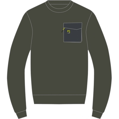 Karpos Mesdi' Crewneck Fleece Deep Depths/Woodl.Gray